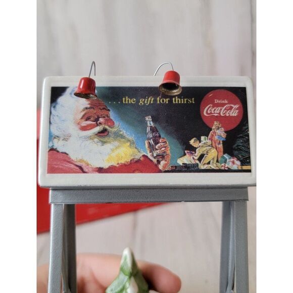 Dept 56 54810 Coca Cola Billboard Snow Village accessory Xmas - Picture 9 of 9